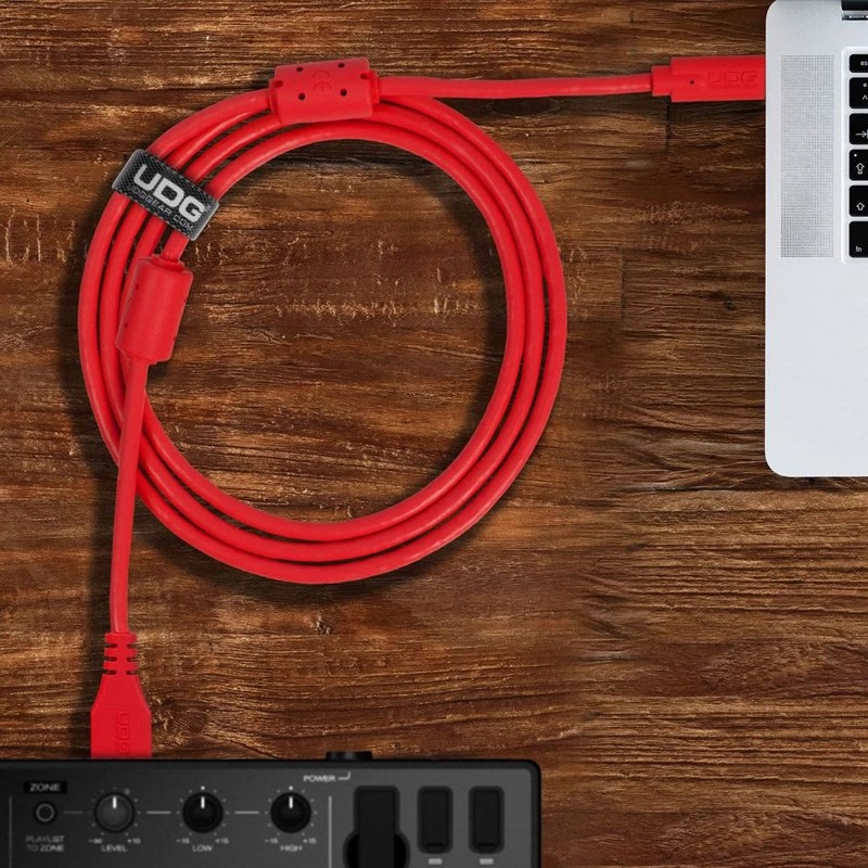 UDG U98001RD Ultimate USB Cable 3.0 C-A Red Straight 1.5m 画像6