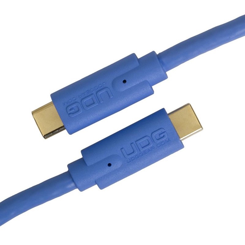 UDG U99001LB Ultimate USB Cable 3.2 C-C Blue Straight 1.5m 画像1