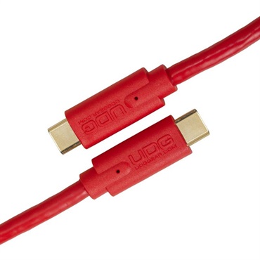 UDG U99001RD Ultimate USB Cable 3.2 C-C Red Straight 1.5m 画像1