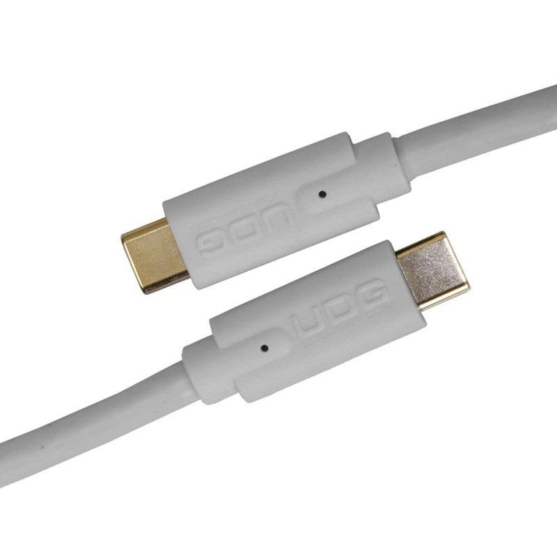 UDG U99001WH Ultimate USB Cable 3.2 C-C White Straight 1.5m 画像1