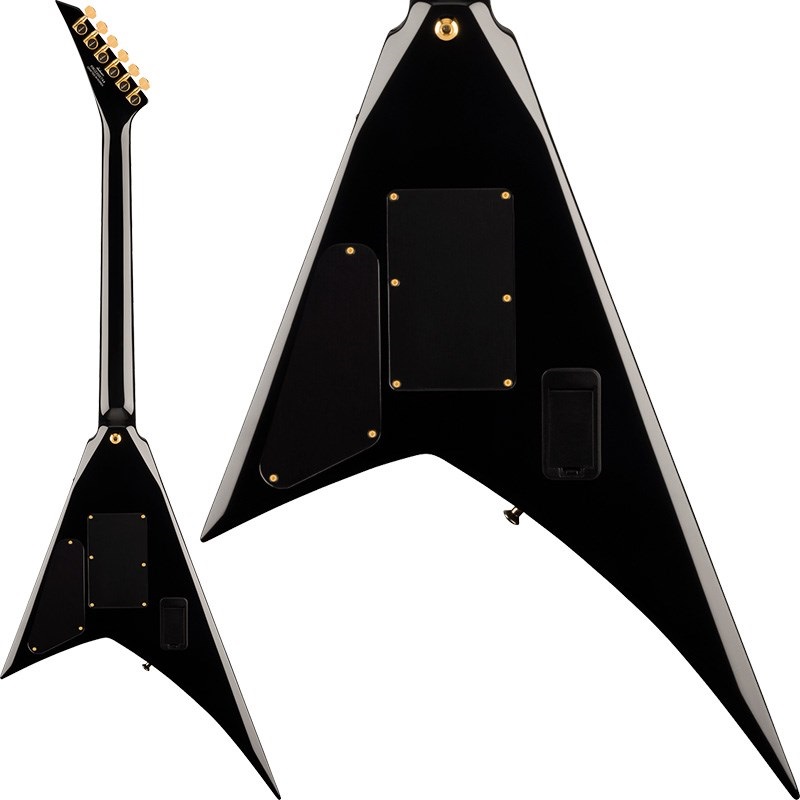 Jackson Concept Series Limited Edition Rhoads RR24 FR H (Black with White Pinstripes/Ebony) 画像1