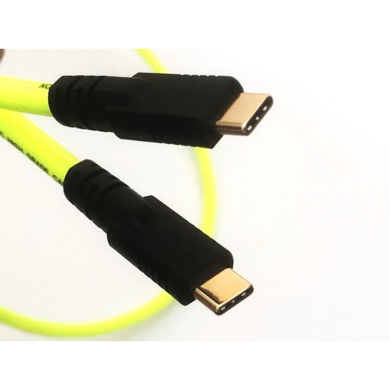 EXFORM DJUSB-2M-YLW-C-C  【C to C タイプの高品質USBケーブル 2m】 画像1