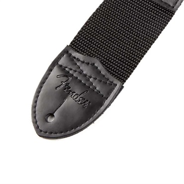 Fender USA Fender Black Polyester Logo Straps (Black/Red) [0990662015] 画像1