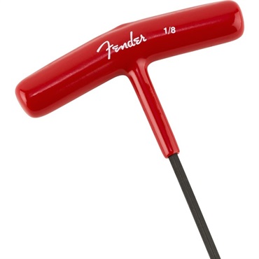 Fender USA Truss Rod Adjustment Wrench Hex T-Style 1/8 Red [7715532049] 画像1
