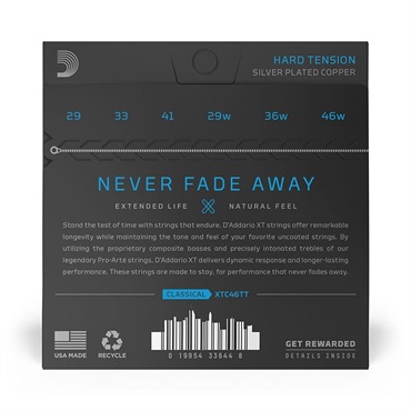 D’Addario 【特価】【創業50周年大決算SALE】XT Dynacore Classical Strings (Hard Tension) [XTC46TT] ダダリオ 画像1