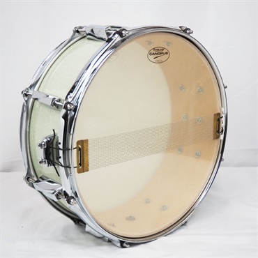 CANOPUS JSB-1455-IWS-LQ／Ice White Sparkle [刃 II YAIBA Birch Snare Drum 14×5.5] 画像3