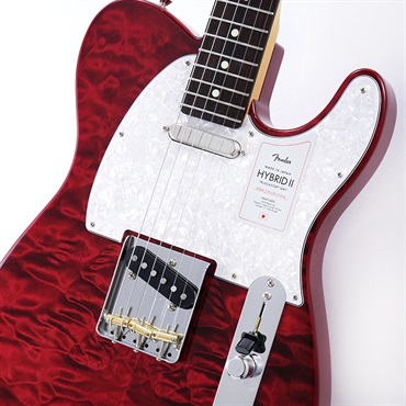 Fender Made in Japan 2024 Collection Hybrid II Telecaster QMT (Red Beryl/Rosewood) 画像3