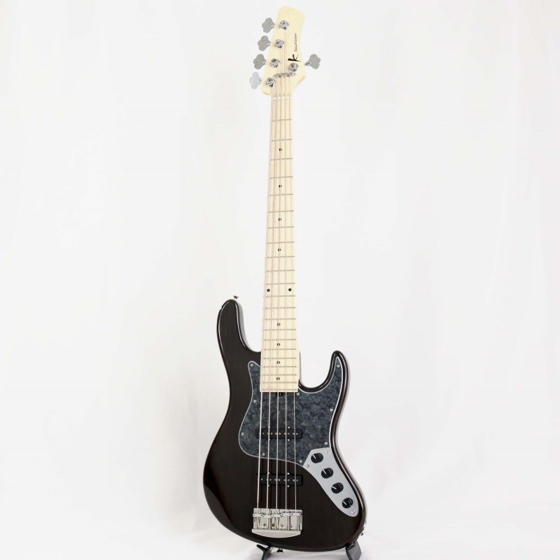 Kikuchi Guitars Hermes Series MV5 (Trans Black) 画像1