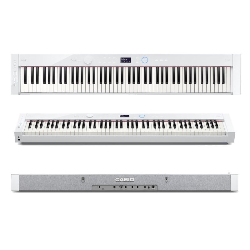 CASIO 【配送設置専用ページ】Privia PX-S7000WE ホワイト (プリヴィア)(特典：練習用ヘッドホン＆お手入れクロス付き！)【全国配送設置無料※】(電子ピアノ) 画像1