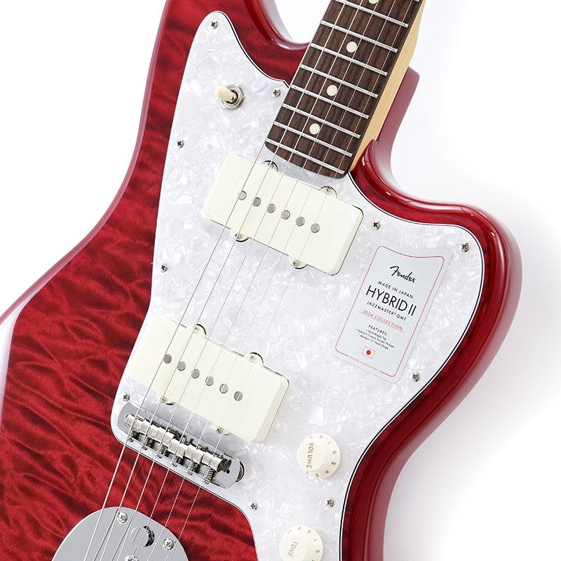 Fender Made in Japan 2024 Collection Hybrid II Jazzmaster QMT (Red Beryl/Rosewood) 画像3