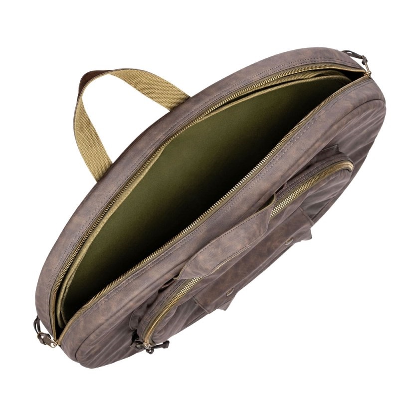 MEINL MVHC22DB [Vintage Hyde Series Cymbal Bag - Dark Brown] 画像2
