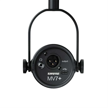 SHURE 【シュア100周年記念プレミアムセール!5/22まで】MV7+(ブラック)(MV7+-K-J)(配信/ゲーミング定番/USBダイナミックマイク)(国内正規品2年保証)(シュア) 画像1