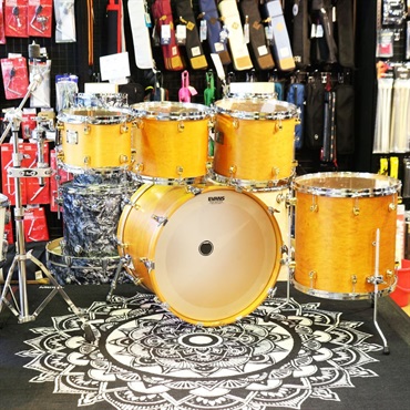YAMAHA USED 中古 値下げしました！90s Maple Custom Vintage 5PC Set [22BD，10TT，12TT，13TT，16FT/HARD CASE付属] 画像7