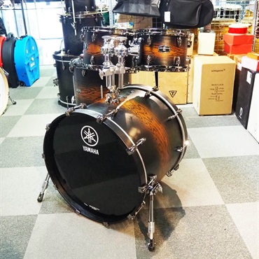 YAMAHA LIVE CUSTOM HYBRID OAK 4pc Drum Set [LHB2218 + LHP6F3 (BD22，FT16，TT12＆10) / UZU アースサンバースト] 画像2