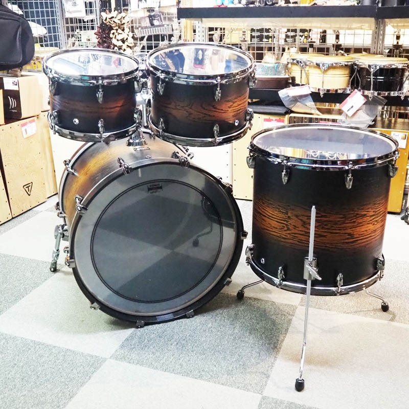 YAMAHA LIVE CUSTOM HYBRID OAK 4pc Drum Set [LHB2218 + LHP6F3