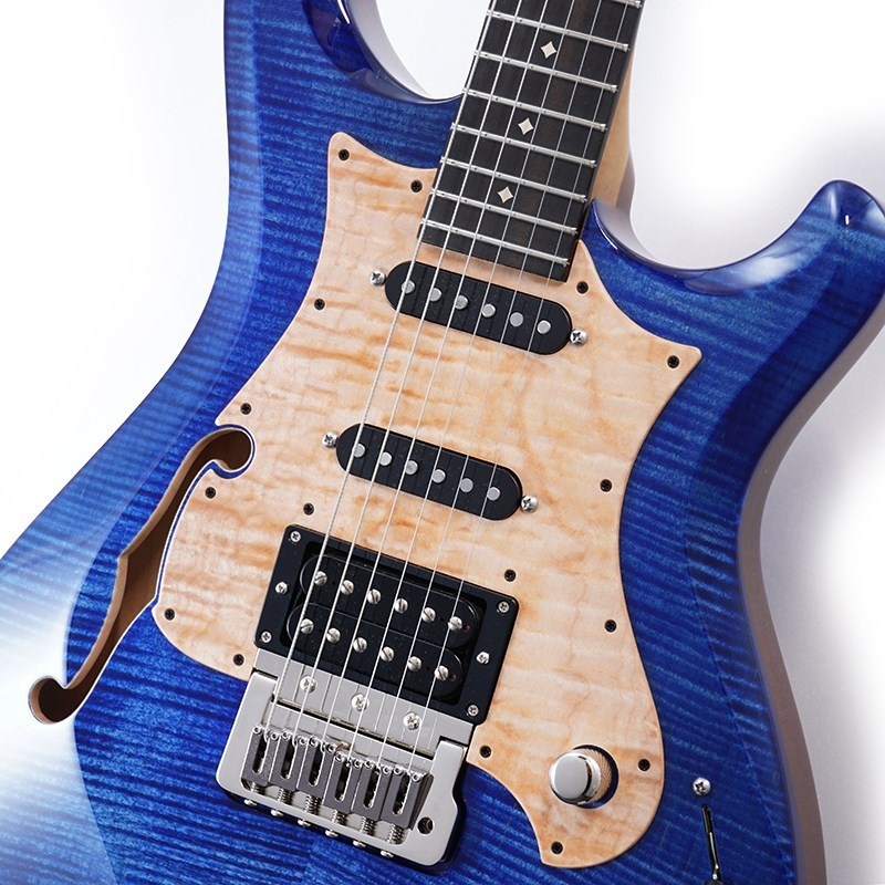 Knaggs Guitars Chesapeake Series Severn Trem HSS Semi-Hollow Ocean Blue Gross #1359【特価】 画像3