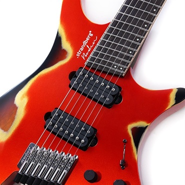 Strandberg Master Artist Series #9 MAS Boden J7 Lacquer Aged Multi Layer CAR/3TB (Candy Apple Red over 3Tone Sunburst)【特価】 画像3
