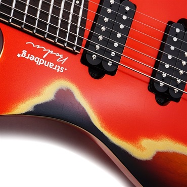 Strandberg Master Artist Series #9 MAS Boden J7 Lacquer Aged Multi Layer CAR/3TB (Candy Apple Red over 3Tone Sunburst)【特価】 画像8