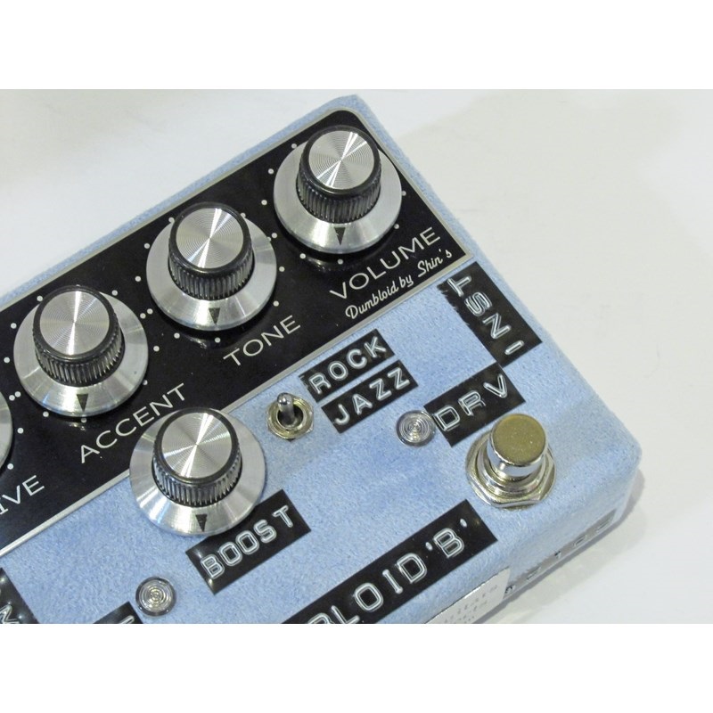 shin’s music DUMBLOID B Boost Special SkyBlue Suede w/Black Panel 画像2