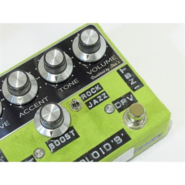 shin’s music DUMBLOID B Boost Special LightGreen Suede w/Black Panel 画像2
