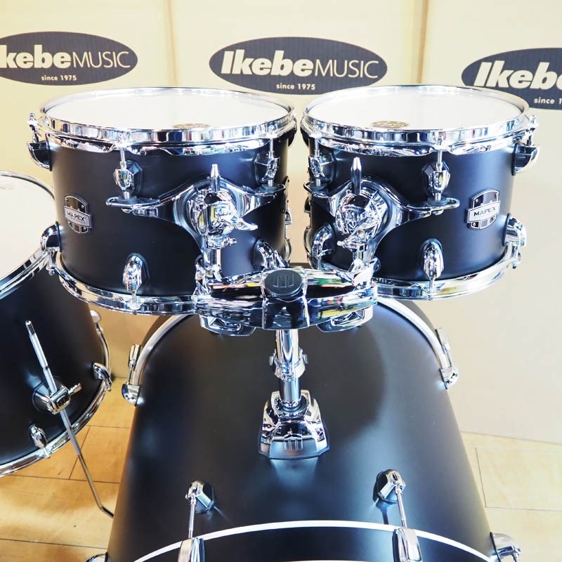 MAPEX USED 中古 MARS MAPLE 5pc Set [BD22，10TT，12TT，16FT，14SD/Matt Black] 画像3
