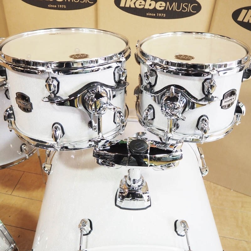 MAPEX USED 中古 MARS BIRCH 5pc Set [BD22，10TT，12TT，16FT，14SD/Diamond Sparkle] 画像3