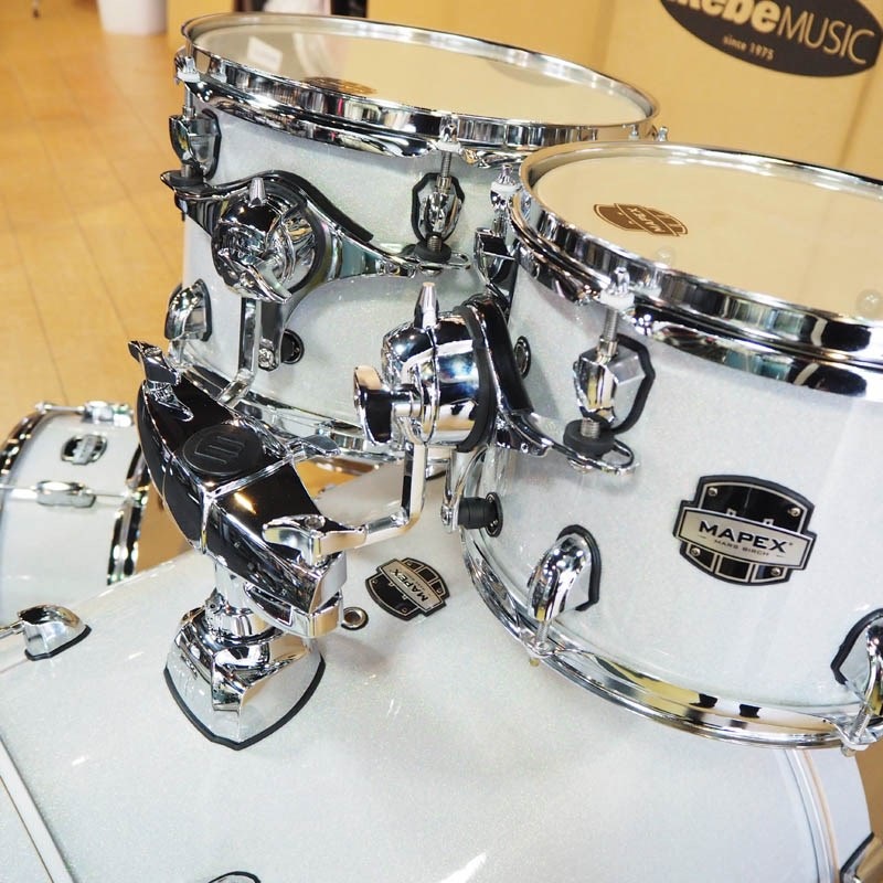 MAPEX USED 中古 MARS BIRCH 5pc Set [BD22，10TT，12TT，16FT，14SD/Diamond Sparkle] 画像4