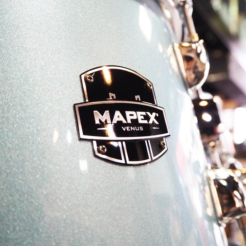MAPEX USED 中古 VENUS Series 5pc Set [BD22，10TT，12TT，16FT，14SD/Aqua Blue Sparkle]【シンバル&ハードウェア付属】 画像2