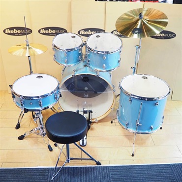 MAPEX USED 中古 VENUS Series 5pc Set [BD22，10TT，12TT，16FT，14SD/Aqua Blue Sparkle]【シンバル&ハードウェア付属】 画像5