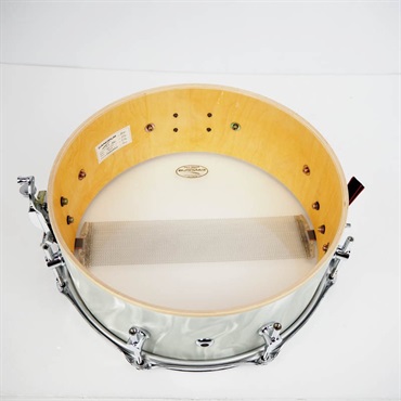 CANOPUS USED 中古 BR-1455 [Birch Snare Drum / 14x5.5 / White Satin] 画像7