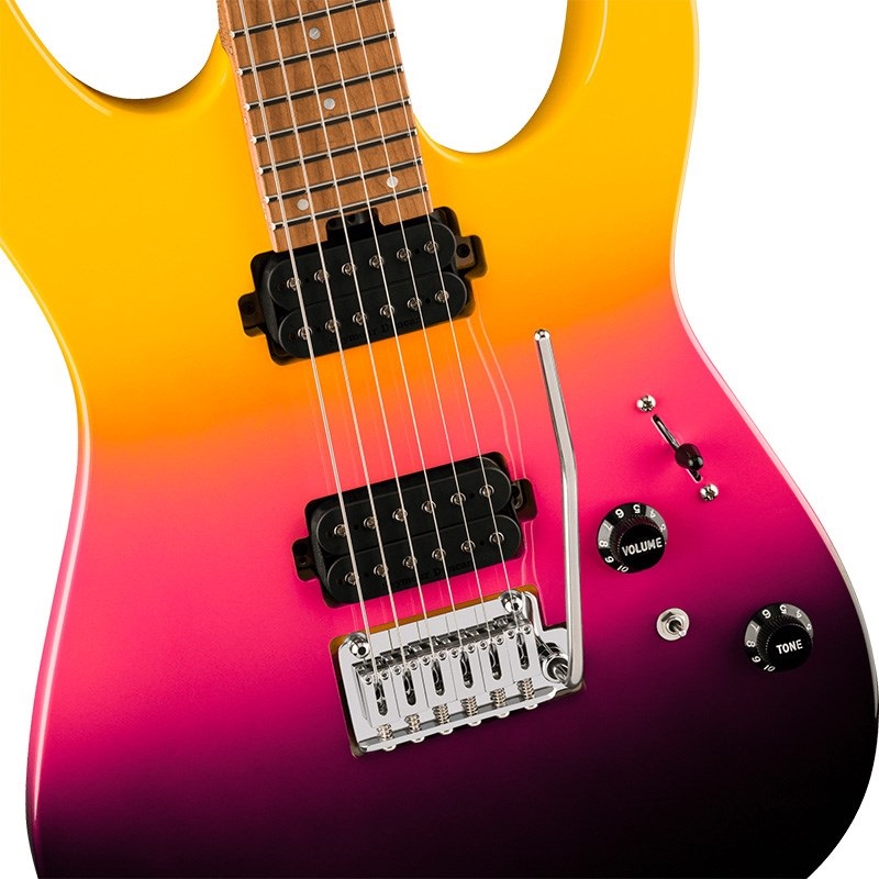 Charvel Pro-Mod DK24 HH 2PT CM (Malibu Sunset/Caramelized Maple) 画像3