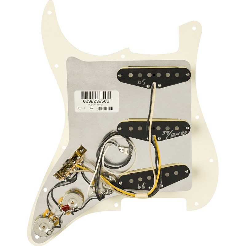 Fender USA Pre-Wired Strat Pickguard Pure Vintage '59 w/RWRP Middle [0992236509] 画像1