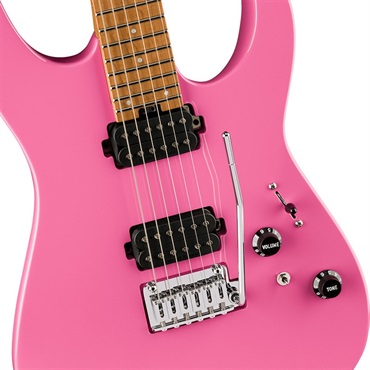 Charvel Pro-Mod DK24 HH 2PT CM (Bubblegum Pink/Caramelized Maple) 画像3