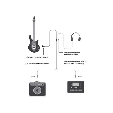 ERNIE BALL Instrument and headphone cable 18ft #6411 画像4