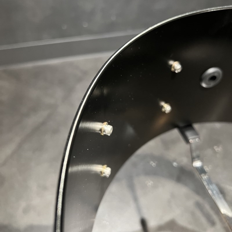 kitano USED 中古 Titanium 2mm Shell Snare Drum [Black Finish / 14×6.5] 画像4