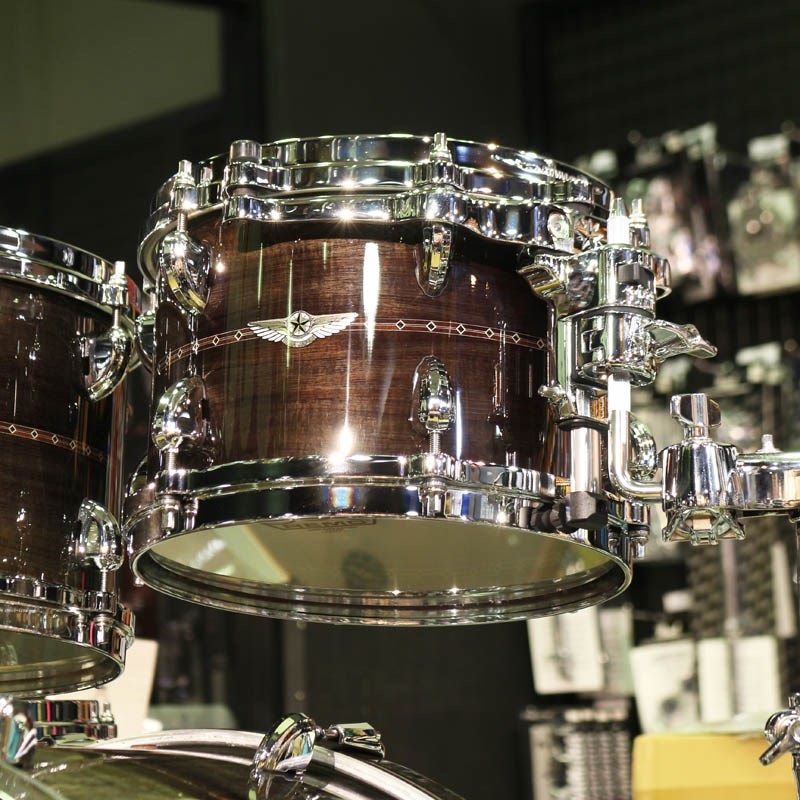 TAMA STAR Bubinga 4pc Drum Kit [22BD，16FT，12&10TT] -Pewter Blue Acacia- コンビネーションスタンド付属 画像6