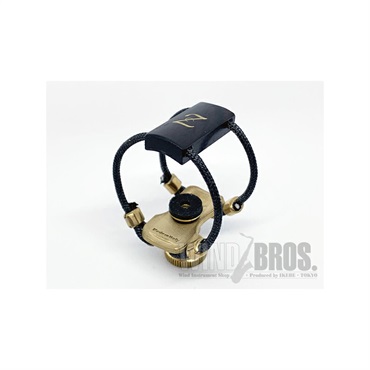 Zac 【お取り寄せ品】テナーサックス用リガチャー Ligature（ザック・リガチャー） ブラス/エボニー 【ZL1222】 画像1