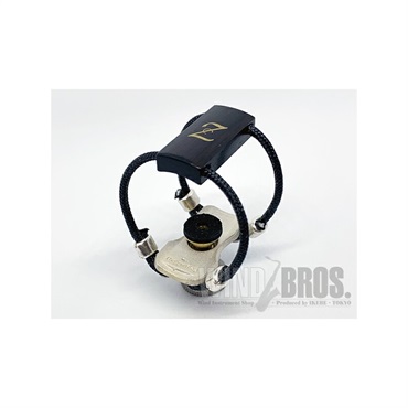 Zac 【お取り寄せ品】テナーサックス用リガチャー Ligature（ザック・リガチャー） ソリッドシルバー/エボニー 【ZL4222】 画像1