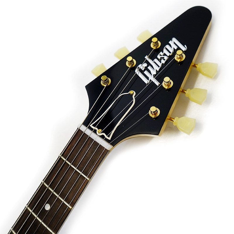 Gibson 1958 Korina Flying V Reissue VOS Natural w/White Pickguard SN.831019 画像8