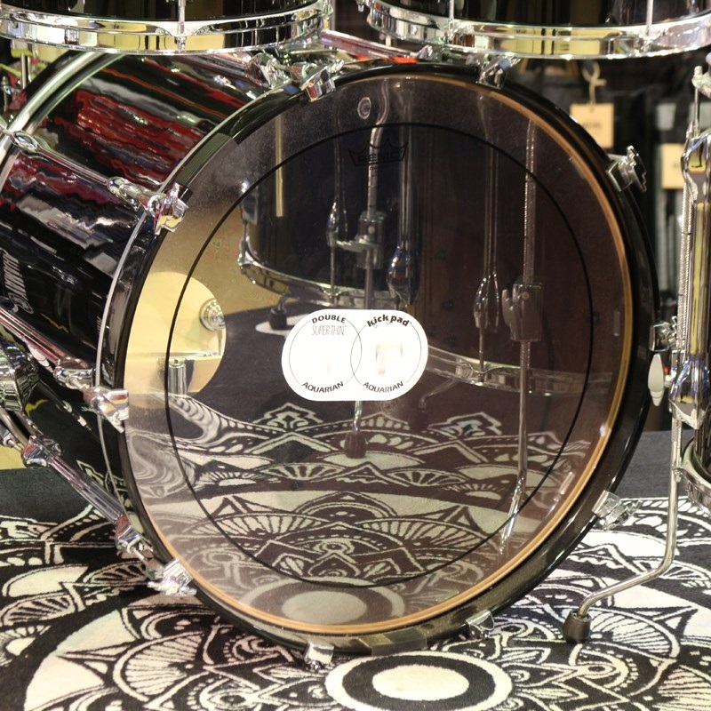 YAMAHA USED 中古 Recording Custom 6pc Drum Kit [22BD，18FT，16FT，13TT，12TT，10TT] - Solid Black 【ハードケース付属】 画像6