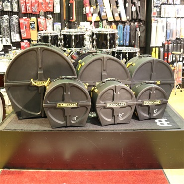 YAMAHA USED 中古 Recording Custom 6pc Drum Kit [22BD，18FT，16FT，13TT，12TT，10TT] - Solid Black 【ハードケース付属】 画像8