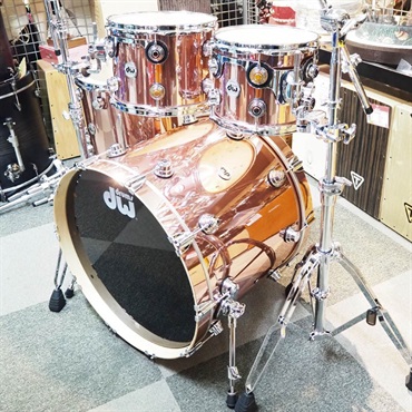 dw 値下げしました！Collector’s Pure Maple 4pc Kit / 333 Shell [22BD，16FT，12&10TT / Rose Copper Finish Ply] 画像2