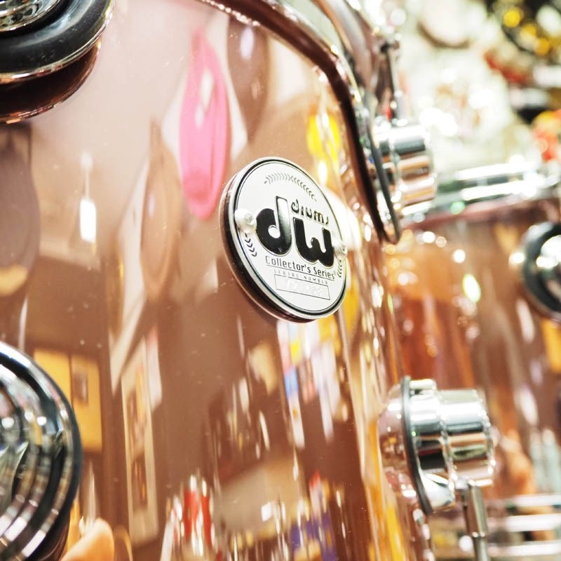 dw 値下げしました！Collector’s Pure Maple 4pc Kit / 333 Shell [22BD，16FT，12&10TT / Rose Copper Finish Ply] 画像3