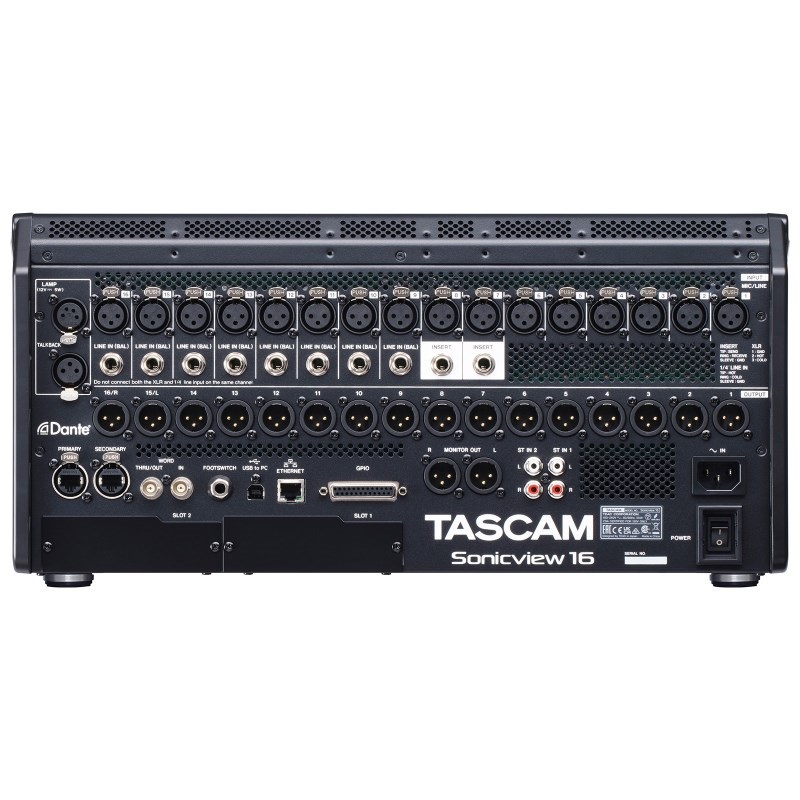 TASCAM Sonicview 16 画像2