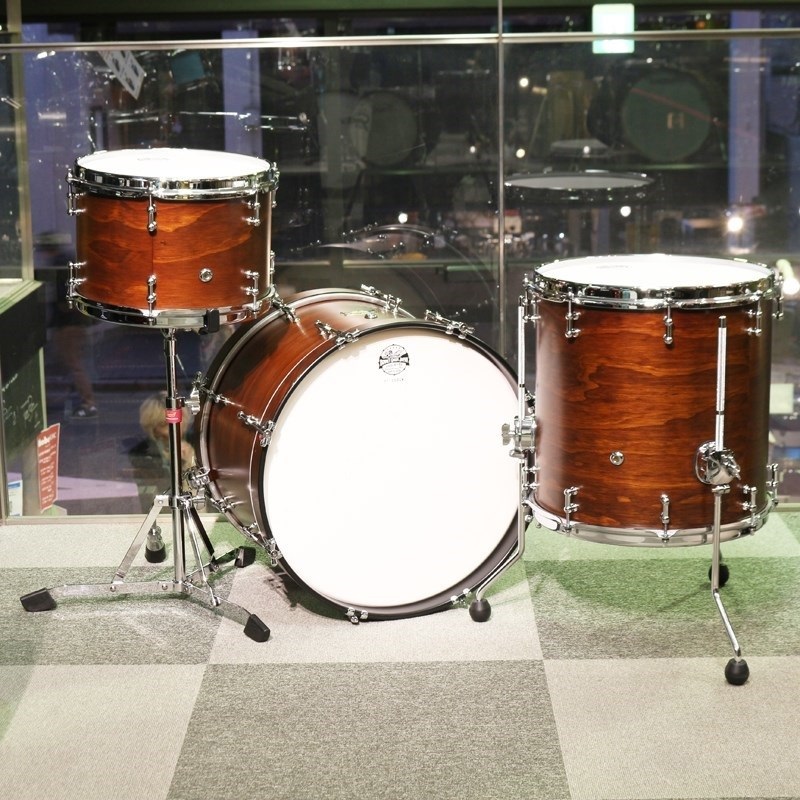 BONNEY DRUM JAPAN USED 中古 BOP Jazz Drum Set - Bear Wood [BD18，FT14，TT12]【石若 駿プロデュース】 画像2
