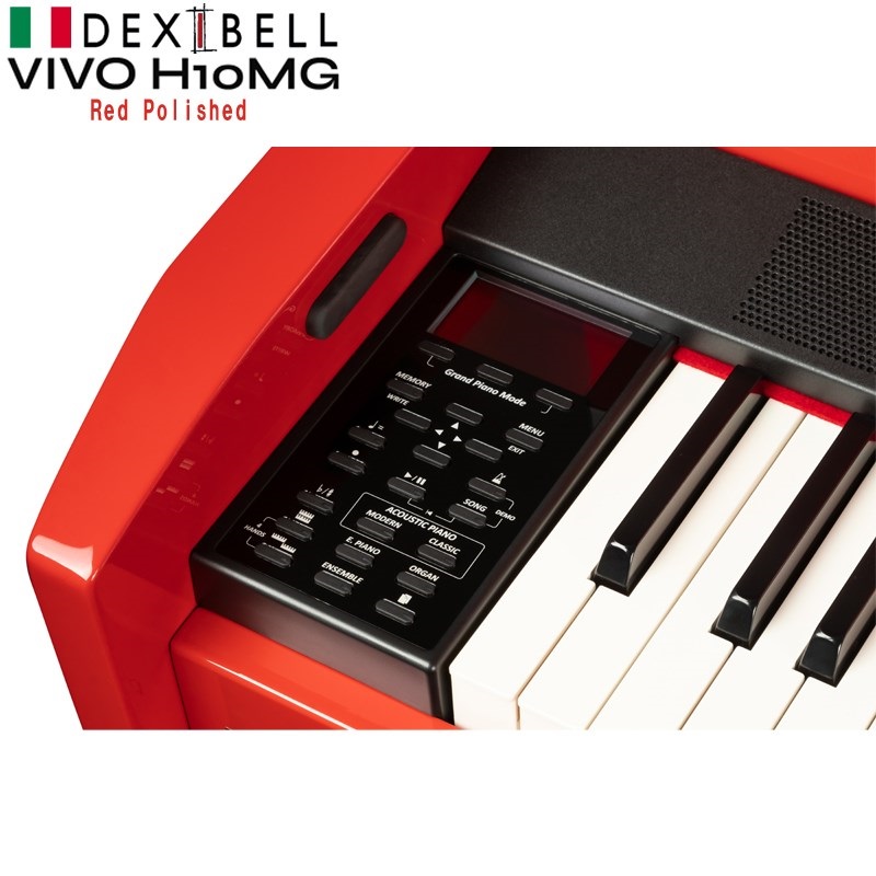 DEXIBELL VIVO H10 MG Red Polished 【国内入荷分1台限り】 (レッドポリッシュ)（VIVO H10 MG DRP）The Dexibell Mini Grand Piano デキシーベル　(配送設置料別途お見積もり) 画像9