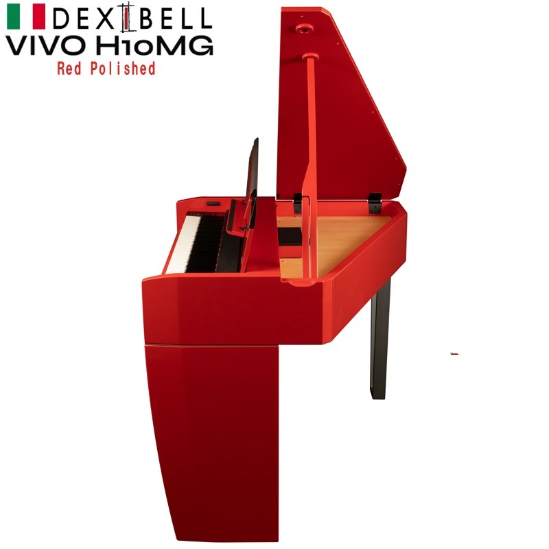 DEXIBELL VIVO H10 MG Red Polished（VIVO H10 MG DRP）純正高低自在椅子セット  【国内入荷分1台限り】 (レッドポリッシュ) The Dexibell Mini Grand Piano デキシーベル　(配送設置料別途お見積もり) 画像3
