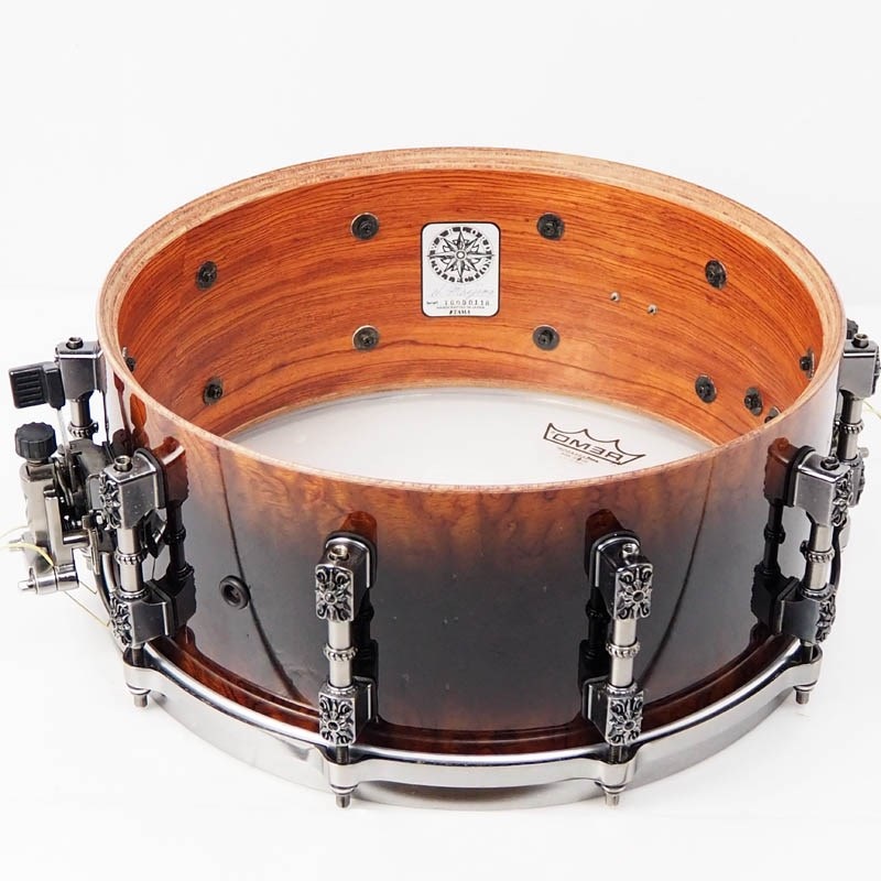 TAMA USED 中古 KGB146 [ Warlord Collection Masai 14x6 Bubinga Snare Drum] 画像10
