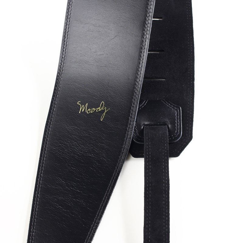 Moody Leather-Suede 4.0inch Standard Tail [Black-Black] 画像1