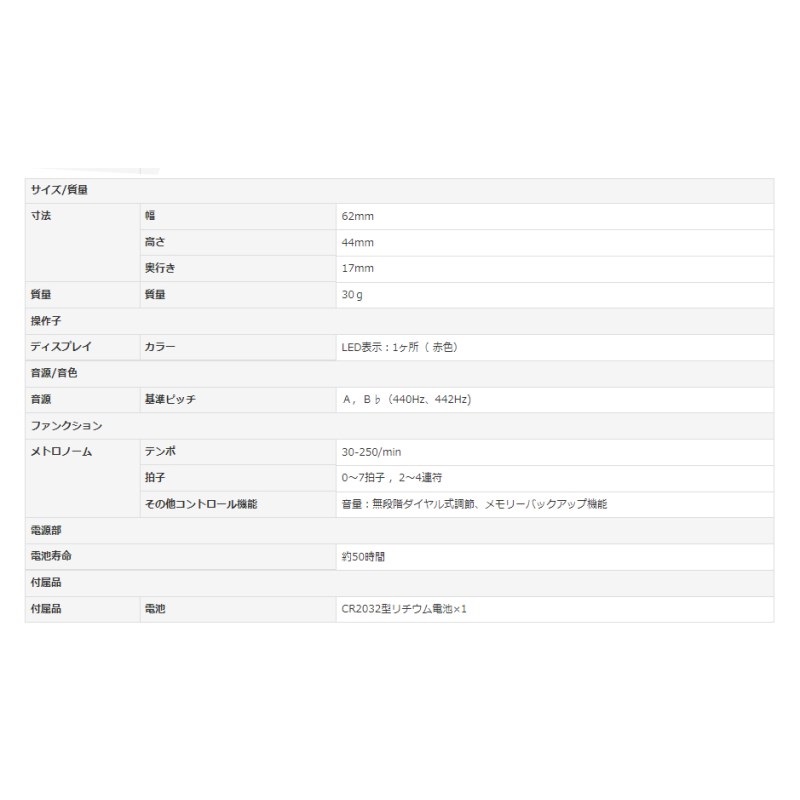 YAMAHA ヤマハ / ME-55PK (ピンク) メトロノーム 画像1